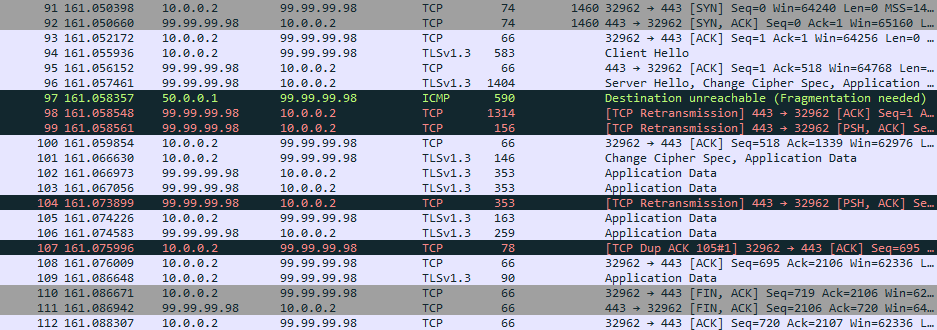 Gambar 5. Wireshark Server Gambar 5. Wireshark Server